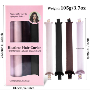 Nuevo Set de Rizadores sin Calor, Rizadores de Cabello sin Calor para Rizos Nocturnos, Varillas para Peinar, Rodillos de Espuma Suave y Satén para Dormir - Product Image 2
