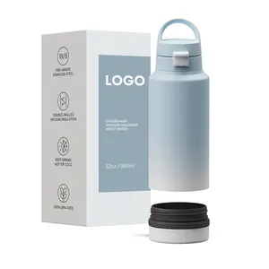 Double Walled Insulated Water Bottle With With Hidden Compartment