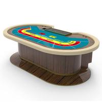 YH – Table de Casino professionnelle personnalisée de 102 pouces, de luxe, avec plateau à jetons, à vendre