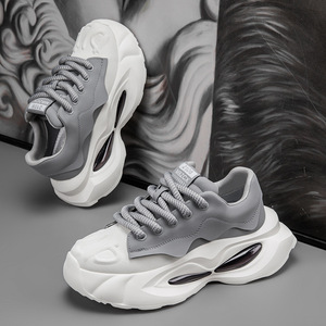 Chaussures de marche à semelle épaisse pour jeunes, nouvelle collection printemps, polyvalentes, tendance, décontractées, respirantes, antidérapantes et résistantes à l'usure - Product Image 4