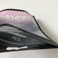 Pochette refermable en PP noir mat, résistante à l'humidité, avec fenêtre transparente avant et arrière, fermeture éclair givrée, pour emballage de sous-vêtements féminins