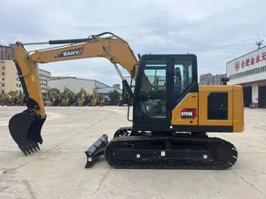 Excavadora hidráulica de cadenas avanzada SY95C premium para construcción industrial, movimiento de tierras y trabajos de cimentación - Product Image 5