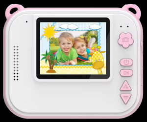 Cadeau pour garçons et filles de 3 à 12 ans Caméra selfie pour enfants à double objectif 1080p Hd Cartoon Instant Print Camera for Kids - Product Image 3