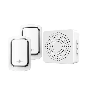 SIXWGH Outdoor Wireless Doorbell 38 Kinds Ringtones Songs My Melody Chimes Ring Bell Set With Battery House Door Bell