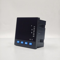 Sous-compteur de puissance triphasé intelligent Voltmètre DC numérique Affichage LED Surveillance de l'alimentation sur rail DIN pour les tailles 96*96 72*72 80*80