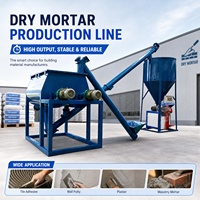 Prix usine 5t/h 10t/h 20t/h Machine semi-automatique pour mortier sec, adhésif pour carrelage, mastic mural et poudre de mastic