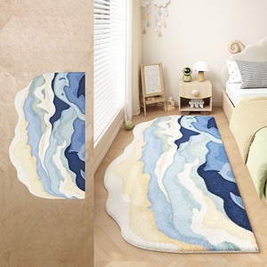 <span class=keywords><strong>Tapis</strong></span> <span class=keywords><strong>de</strong></span> salon moderne et simple, antidérapant, insonorisant, à motif abstrait, ensembles <span class=keywords><strong>de</strong></span> <span class=keywords><strong>tapis</strong></span> pour usage domestique, fabriqué à la machine - Product Image 3