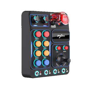 Venta caliente Botón multifunción RGB Iluminación <span class=keywords><strong>Sim</strong></span> <span class=keywords><strong>Racing</strong></span> Simulator Caja de control central - Product Image 1