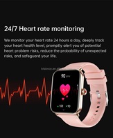 Montre connectée carrée unisexe pas chère avec bracelet en silicone pour appels, suivi d'activité, étanche IP68 pour Android et iPhone