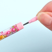 Ensemble de papeterie Foska, crayons en graphite HB à thème animal et fruit, crayons en plastique translucide avec gomme sur le dessus pour les fournitures scolaires des enfants