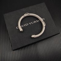 Pulsera X Plateada de Alta Calidad DY, Pulsera Clásica XX Dorada Unisex de Lujo, Joyería al por Mayor