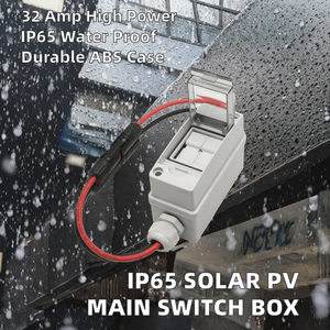 Boîtier de combinaison solaire IP65 étanche, boîte de distribution 2 voies, boîte de jonction solaire 63A MCB - Product Image 2