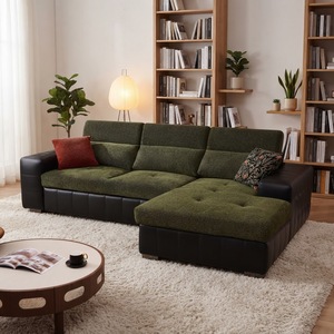 Ensemble de canapés de salon moderne, canapé sectionnel en tissu de luxe, chaise longue réversible fonctionnelle, canapé-<span class=keywords><strong>lit</strong></span> 3 places - Product Image 2