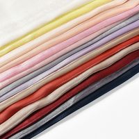 Non Transparent 100% Polyester Cristal Soie Brillant Lustre Liquide Satin Gaza Organza Shimmer Tissu pour Filles Lolita Doublure
