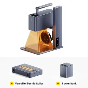 High Precision Portable Laser Engraver LaserPecker 2 Deluxe 450nm Diode Blue Laser For Cardboard Wood Leather Stainless Steel