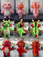 Funtoys-Costume de mascotte de dragon gonflable populaire de 2m 2.6m, costume de cosplay de dragon de personnage de dessin animé pour adultes