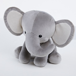 Bé Hoạt Hình Con Voi Nhồi Bông Động Vật Màu Xám Sang Trọng Voi Mềm Đồ Chơi Trước Khi Đi Ngủ Bản Gốc Voi Mềm Đồ Chơi Sang Trọng - Product Image 3