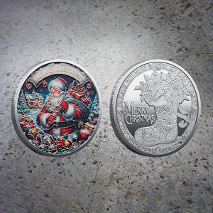 Памятная монета «Счастливого Рождества» <span class=keywords><strong>2026</strong></span> года, ограниченная серия, праздничный сувенир, образец для заказа, коллекционная вещь - Product Image 4