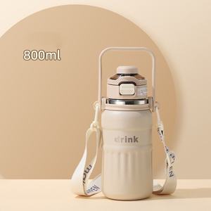 Vaso Térmico de Gran Capacidad, Ecológico, con Pantalla de Temperatura, Aislamiento Térmico de 6 a 12 Horas, Doble Pared, Portátil, de Acero Inoxidable 316 - Product Image 6