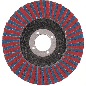Disco de Láminas Planas de Cerámica y Zirconio Ttake Ab6300 Serie 6, 115x22 mm, para Pulir Metal - Product Image 2