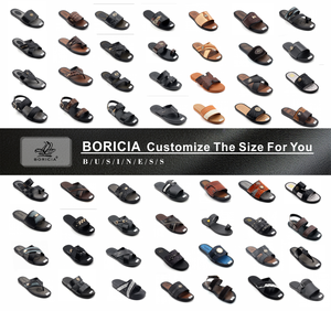 2025 mới nhất nóng bán Mens da khóa dây đeo dép cho mùa hè hoặc trong nhà và ngoài trời - Product Image 6