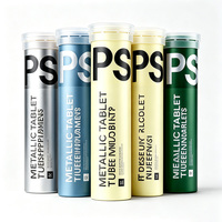 Tube en aluminium multi-spécifications pour comprimés effervescents, tube métallique vide pour le stockage de comprimés effervescents