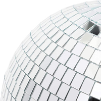 Grandes boules disco argentées amusantes de 30 cm, 40 cm, 50 cm avec anneau pour DJ, fêtes, mariages, anniversaires, décorations d'événements à domicile