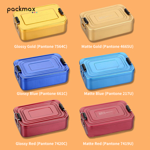 Aluminum Alloy <b>Kids</b> Bento <b>Box</b>, Student Lunch Container, Food-Grade Outdoor Picnic <b>Storage</b> <b>Box</b>, Wholesale - Product Image 6