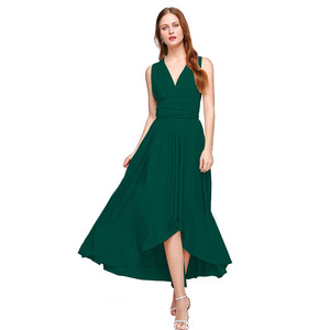 <span class=keywords><strong>Vestido</strong></span> largo sexi con abertura en la espalda, <span class=keywords><strong>vestido</strong></span> largo <span class=keywords><strong>cruzado</strong></span> - Product Image 4