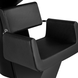 Sillón de Lavado de Cabello Negro de Lujo para Salón de Belleza Mia, Sillón Reclinable para Lavar el Cabello para Peluquería - Product Image 4