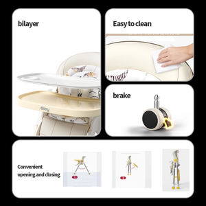 เก้าอี้สูงสำหรับ<span class=keywords><strong>เด็ก</strong></span>ทานอาหารสำหรับ<span class=keywords><strong>เด็ก</strong></span>6-48<span class=keywords><strong>เดือน</strong></span>สามารถนั่งและนอน<span class=keywords><strong>ได้</strong></span> - Product Image 6