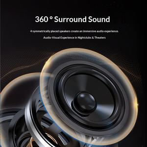 Nouveau haut-parleur domestique haute puissance pour extérieur avec haut-parleur Bluetooth, caisson de basses de bureau en cristal - Product Image 3