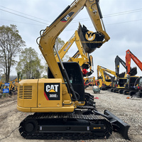 Mini-Pelle Chenillée Caterpillar CAT308 d'Occasion Yishun, Faibles Heures de Travail, Excavatrice Originale à Vendre