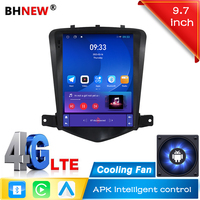 Reproductor de Video para Auto Estilo Tesla de 9.7 Pulgadas para Chevrolet Cruze 2008-2013, GPS Integrado, DSP, Car Play, Pantalla Android, Unidad Principal de Radio para Auto