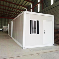 Bureau préfabriqué en conteneur modulaire sur le terrain préfabriqué de luxe 20 pieds 40 pieds magasin vivant