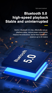 Altavoz inalámbrico con luz RGB, caja de música de alta gama con malla de tela, portátil, alta fidelidad, graves potentes, para exteriores, IPX6 BOOMBOX, novedad de 2022 - Product Image 5