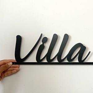 ที่แขวนผนังแบบวันพีซทำจากโลหะเครื่องตัดเลเซอร์แขวนผนังแบบปรับแต่งได้ - Product Image 1