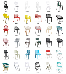Chaise pliante moderne ADXIN en plastique avec dossier ventilé, structure en acier, <span class=keywords><strong>l</strong></span>égère et portable pour événements, repas, mariages, fêtes, pique-niques, banquets - Product Image 3