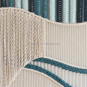 Arazzo da Parete in Macramè con Motivi Geometrici, Decorazione Artistica Intrecciata per Casa, Soggiorno, Stile Moderno Rustico - Product Image 3