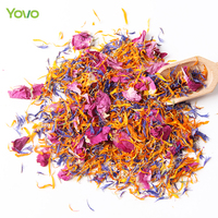 Premium-Qualität essbare Blume Blütenblätter Null Zusatz Blaue Maisblume Calendula rosa Rose Blütenblätter für Kuchen Backdekoration