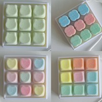 Multi-shape Keycaps Plush Fidget Switch Tester Keychain Soft Foam Squeeze Press Toy