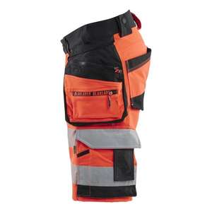 BLAKLADER - 112016485599C44 <b>Hi</b>-<b>Vis</b> <b>shorts</b> 4-way stretch Red <b>hi</b>-<b>vis</b>/black - EAN 7330509927946 <b>HI</b>-<b>VIS</b> WORKWEAR - Product Image 3