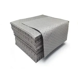 100 Pcs Oil Absorbent Pads Weight Dimpled Pad Garage Accessories Water Absorbent Mat Oil Spill Mat for Absorbing Protecting Home