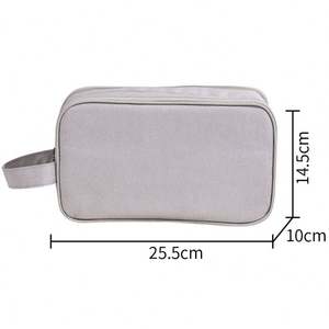 Bolsa de lavado de inodoro personalizada de alta calidad, nuevo diseño, cierre de cremallera a la moda, estuche colgante portátil, bolsa de maquillaje de viaje - Product Image 2