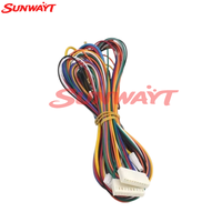 Kit de câblage en plastique pour machine de jeu à monnayeur avec prise en charge anglaise pour boutons poussoirs d'arcade de 2,8 mm