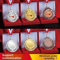 Médailles en métal sur mesure, design épi de blé, pour les jours sportifs scolaires, les championnats de basketball, les récompenses de la maternelle, or, argent, bronze