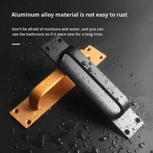 Gagang Pintu Kabinet Aluminium Alloy Modern Minimalis Mewah Ringan, Model China A001 - Product Image 3