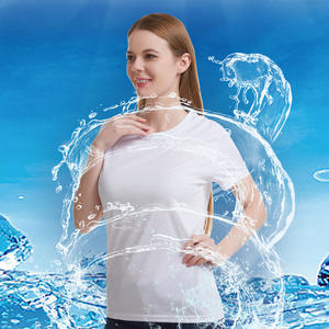 XIANGHUI t-shirt ad asciugatura rapida da uomo e da donna estiva all'ingrosso impermeabile, antivegetativa, assorbente del sudore, traspirante sport <span class=keywords><strong>sh</strong></span> - Product Image 2