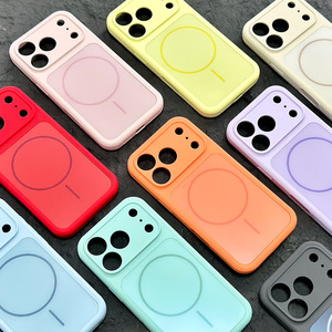 Funda de Silicona Magnética Mate S095 para Teléfono, Funda de Silicona Moderna para iPhone 16 17 18 Pro Max - Product Image 6