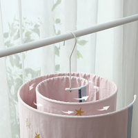 Séchoir à linge TXL461, séchoir à linge rond rotatif pour balcon, cintres multifonctionnels pour économiser de l'espace, cintre pour draps et manteaux